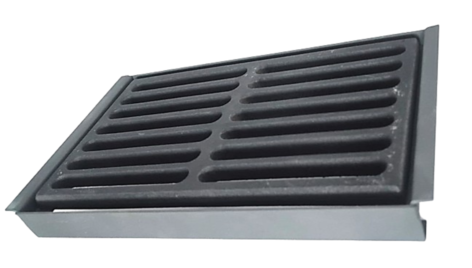 Ascherost mit Rahmen  305 x 175 x 30 mm